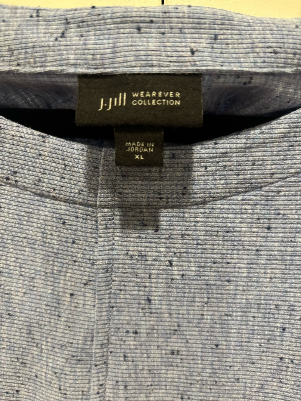 J. Jill Blue Speckled Button-Down Shirt